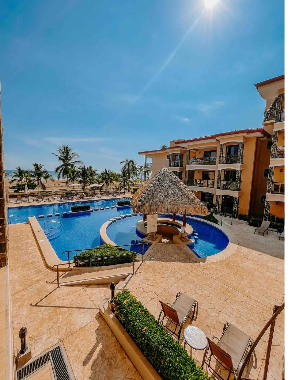 Apartamento De Lujo Las 3 Gotas Jaco, Frente Al Mar Con Vista A La Playa Екстериор снимка